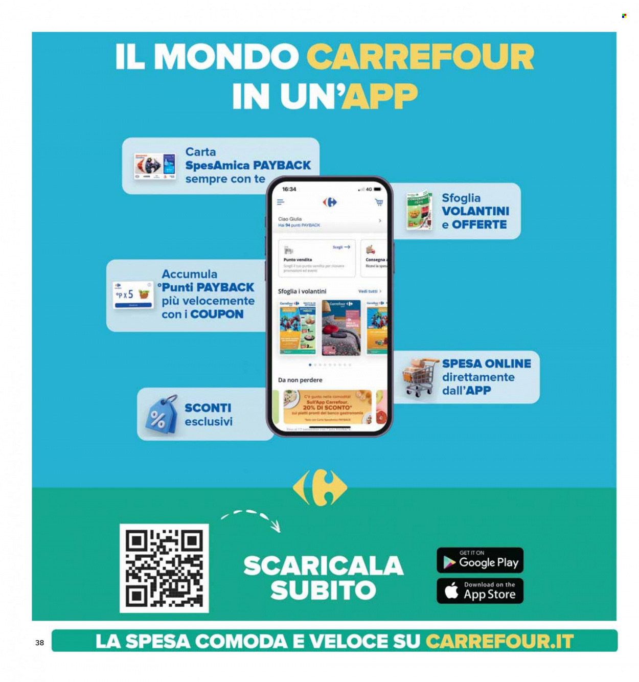 Volantino Carrefour - 3/11/2023 - 12/11/2023. Pagina 38