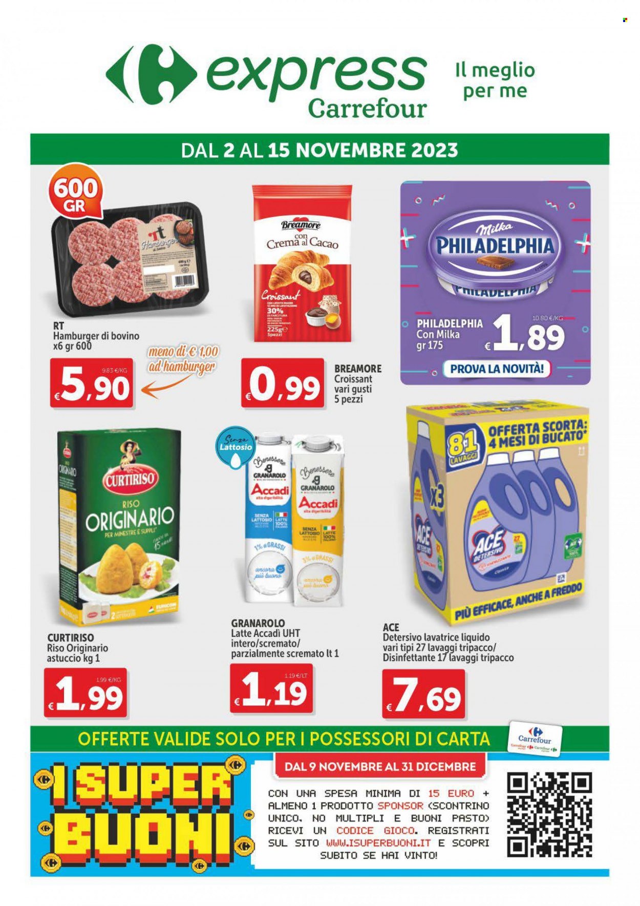 Volantino Carrefour - 2/11/2023 - 15/11/2023. Pagina 1