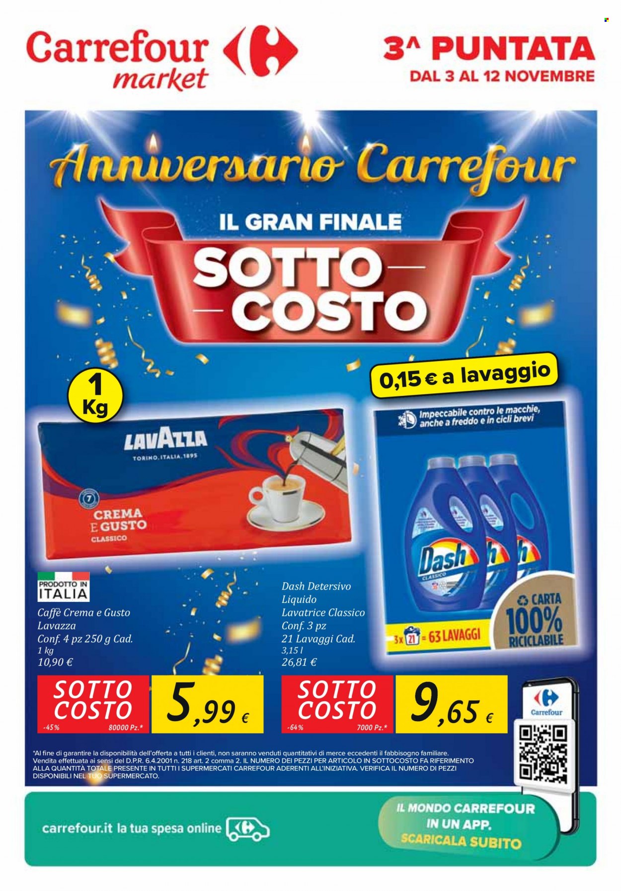 Leták Carrefour - 3.11.2023 - 12.11.2023. Strana 1