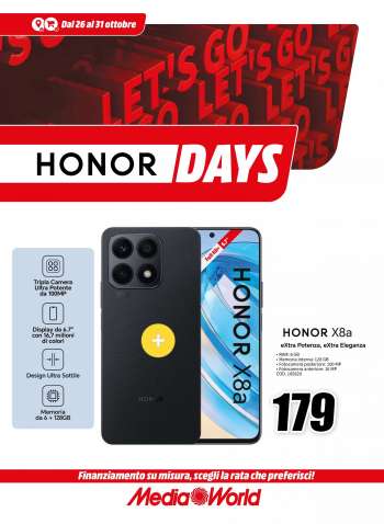 Volantino MediaWorld - 26/10/2023 - 31/10/2023.