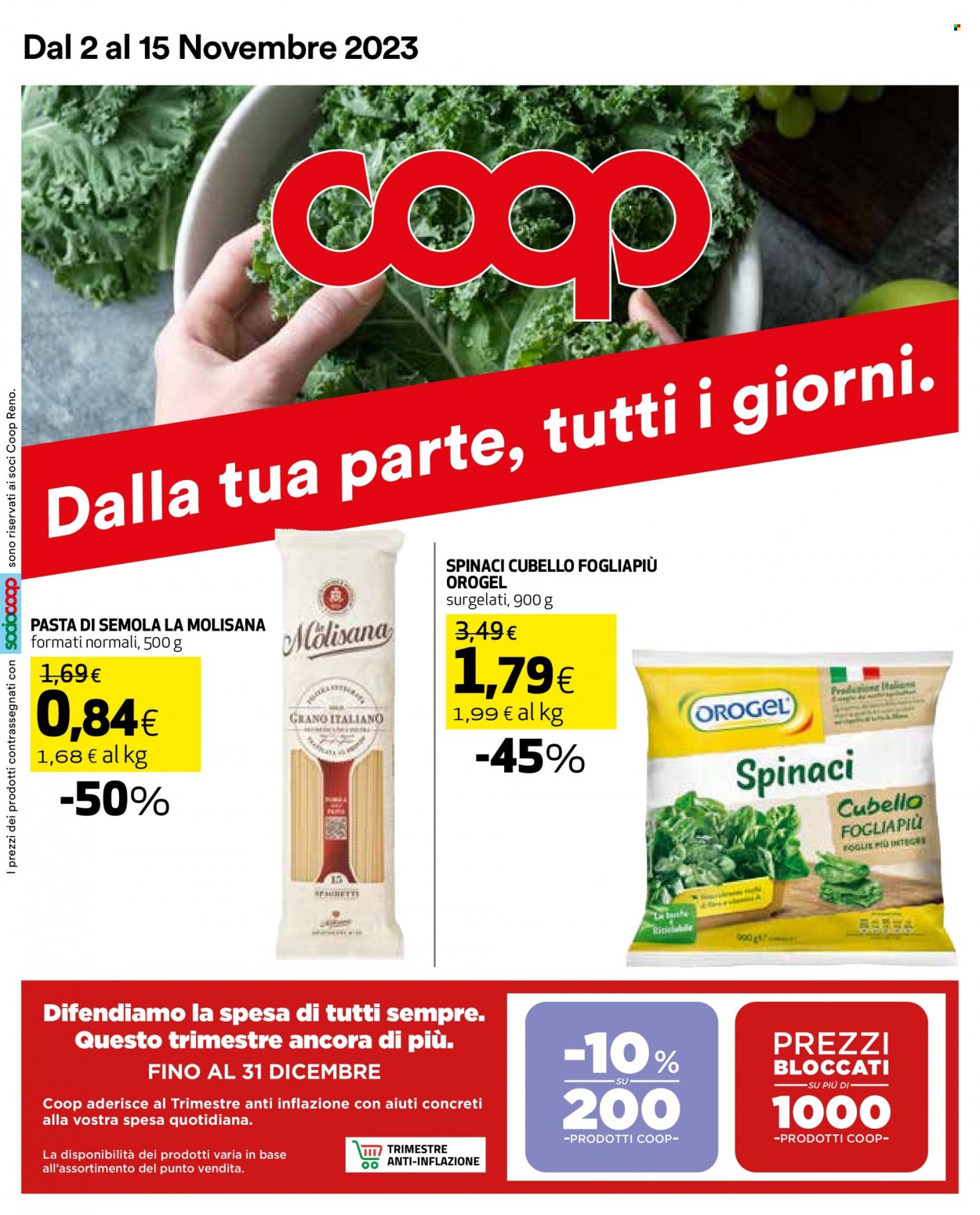 Leták Coop - 2.11.2023 - 15.11.2023. Strana 1