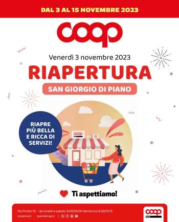 Volantino Coop - 3/11/2023 - 15/11/2023.