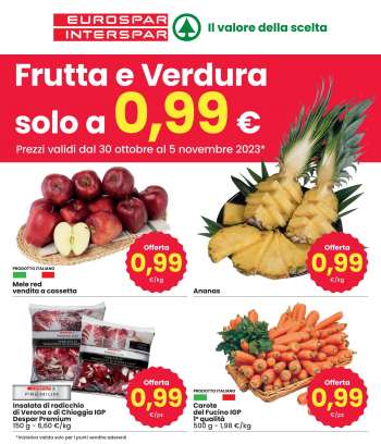 Volantino Interspar - 30/10/2023 - 5/11/2023.