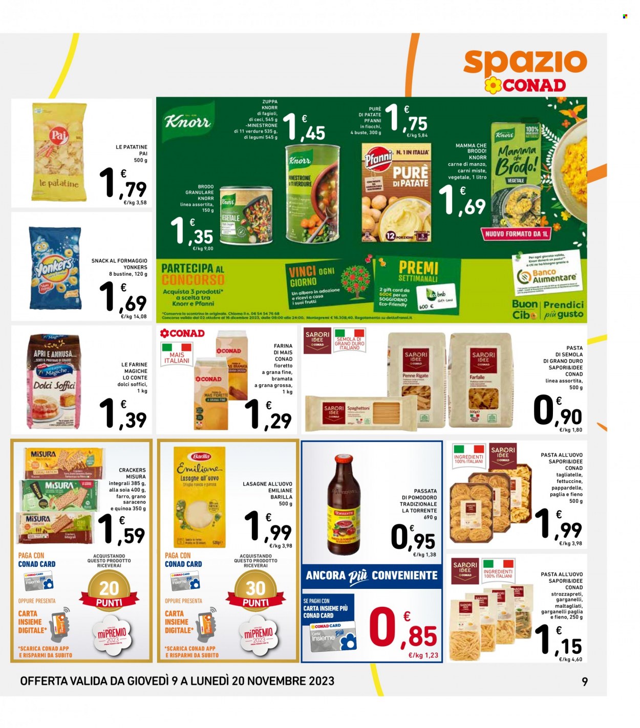 Volantino Spazio Conad - 9/11/2023 - 20/11/2023. Pagina 9