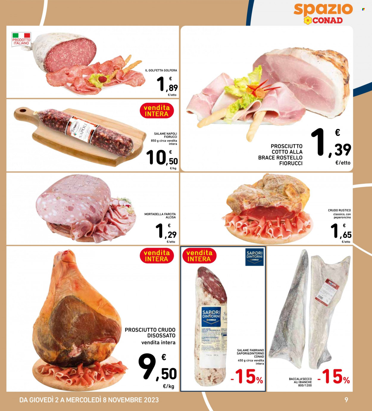 Volantino Spazio Conad - 2/11/2023 - 8/11/2023. Pagina 9