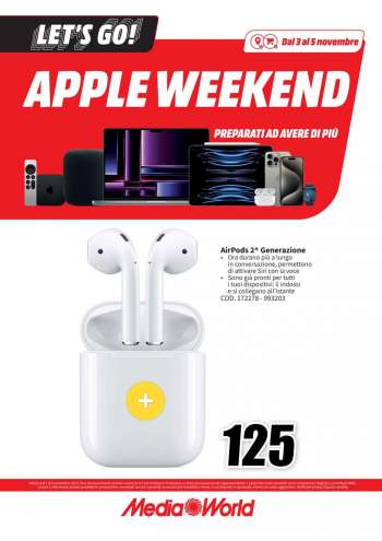 Volantino MediaWorld - 3/11/2023 - 5/11/2023.