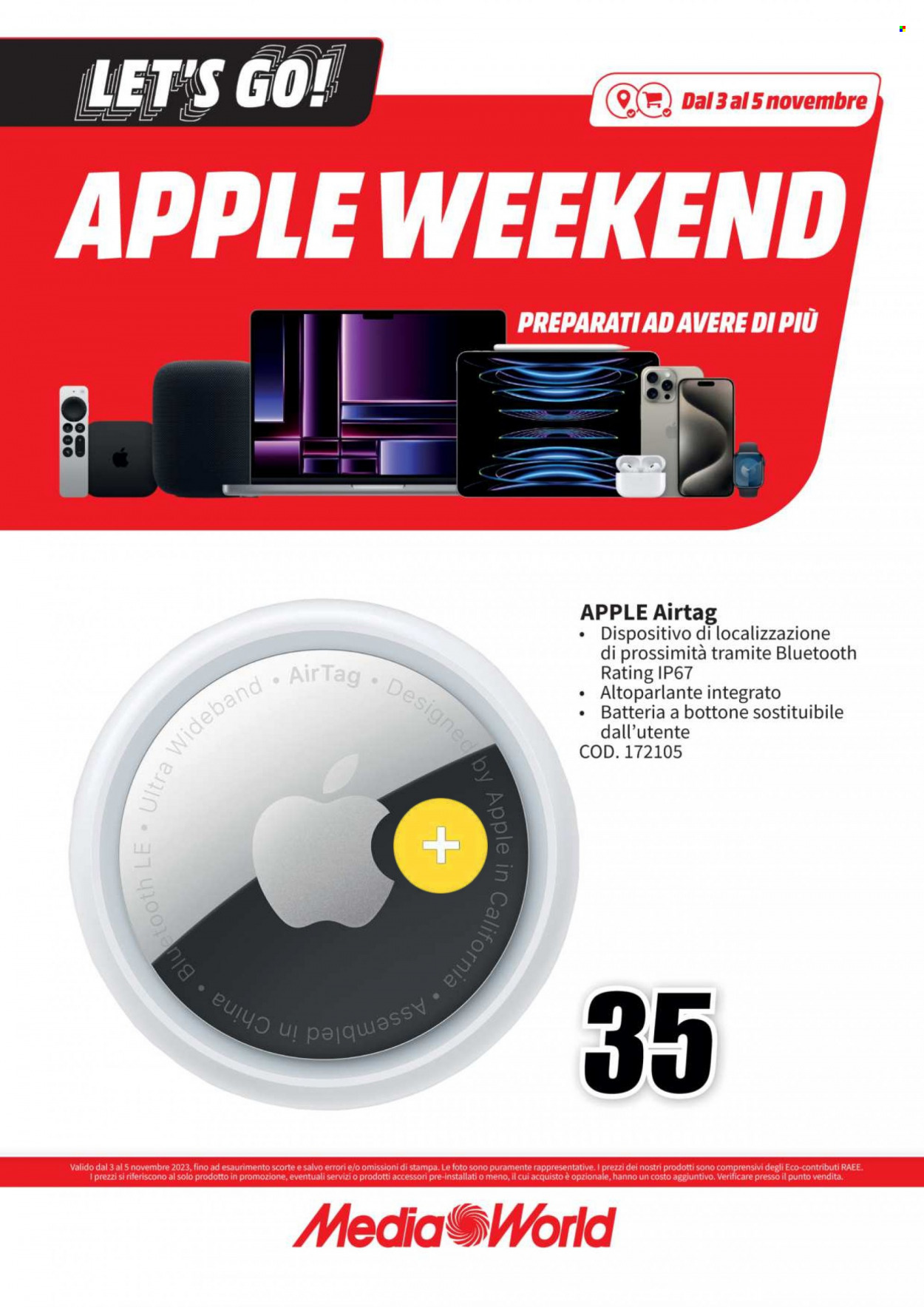 Volantino MediaWorld - 3/11/2023 - 5/11/2023. Pagina 12