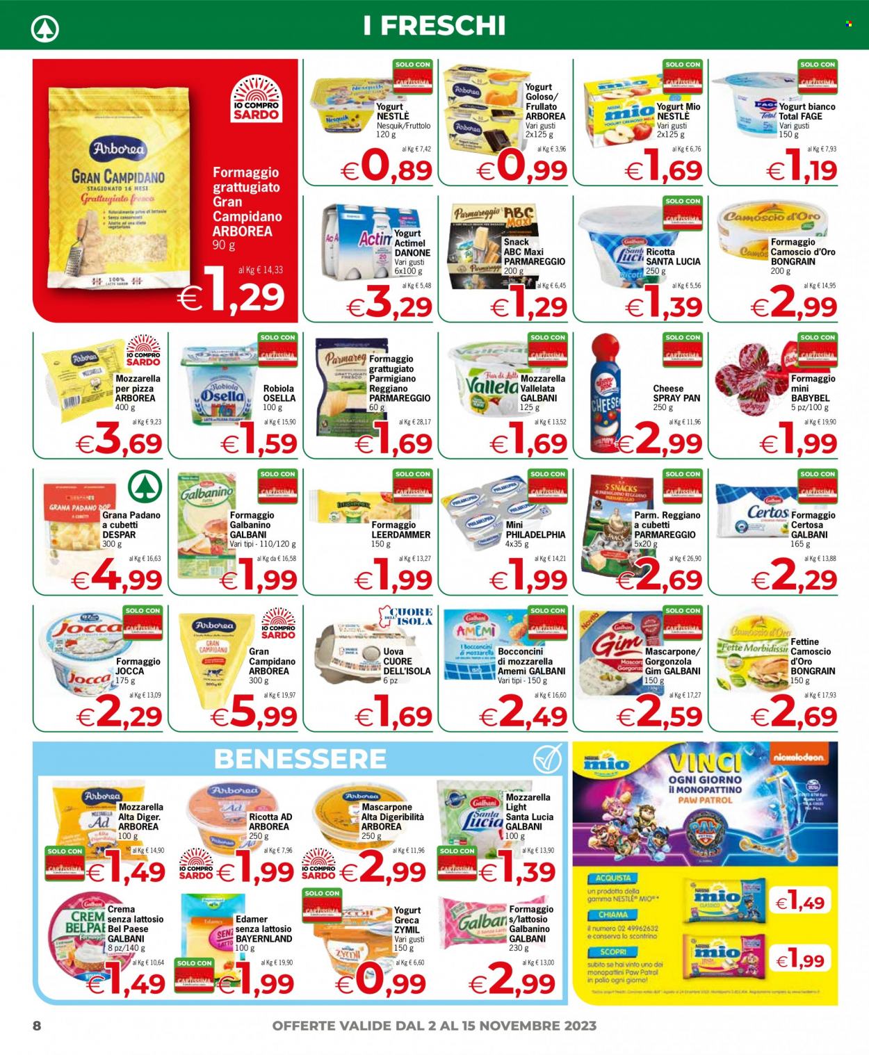 Volantino Eurospar - 2/11/2023 - 15/11/2023. Pagina 8