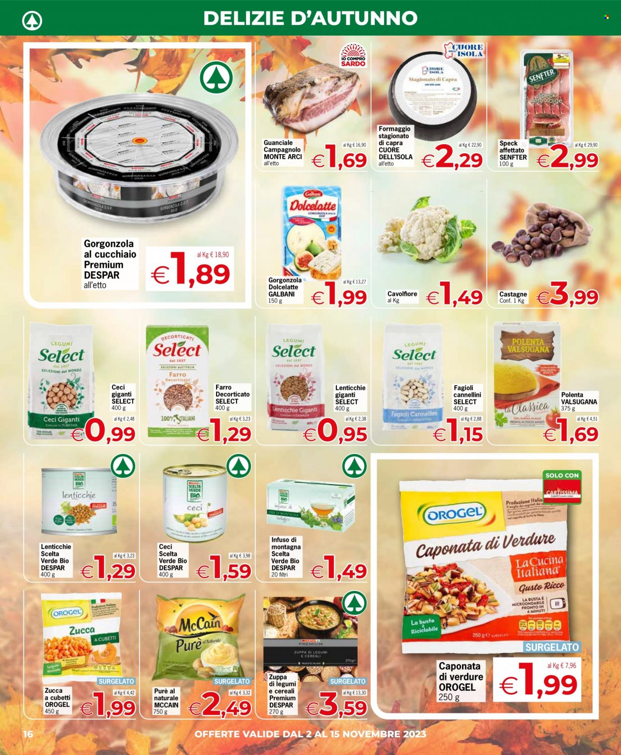 Volantino Eurospar - 2/11/2023 - 15/11/2023. Pagina 16