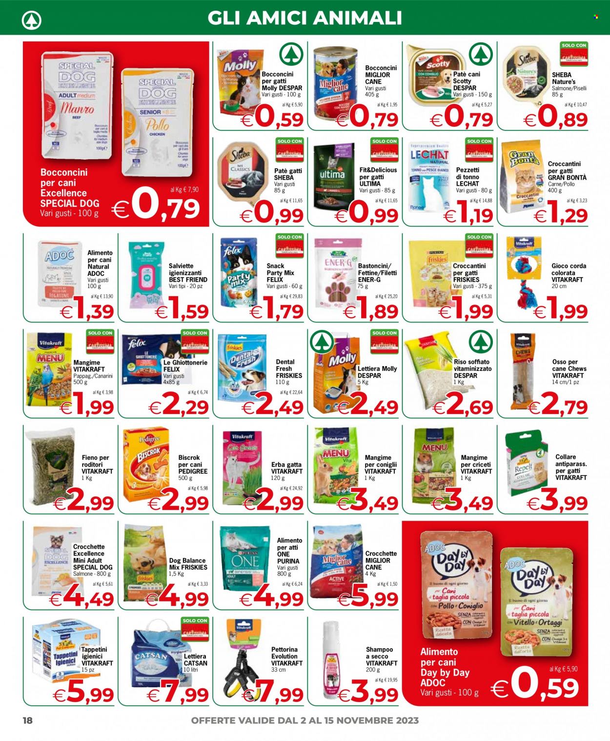 Volantino Eurospar - 2/11/2023 - 15/11/2023. Pagina 18