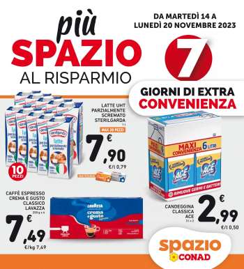 Volantino Spazio Conad - 14/11/2023 - 20/11/2023.
