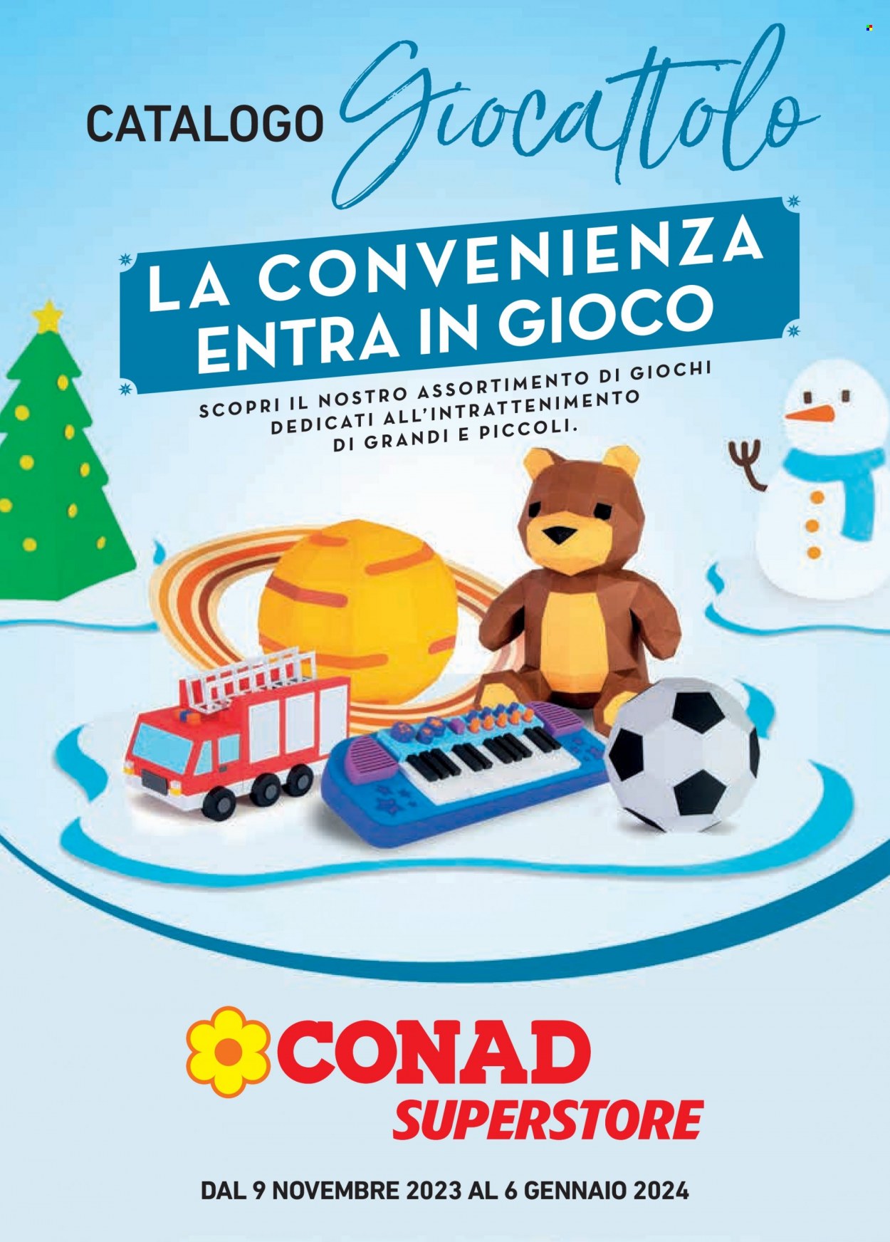 Leták Conad Superstore - 9.11.2023 - 6.1.2024. Strana 1