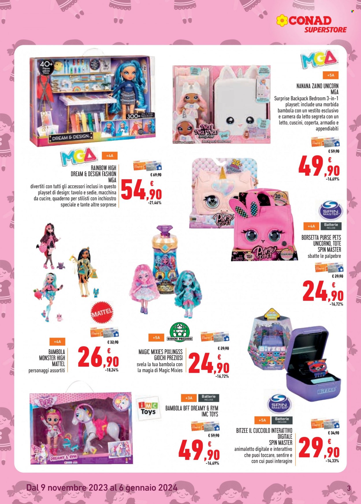 Volantino Conad Superstore - 9/11/2023 - 6/1/2024. Pagina 3