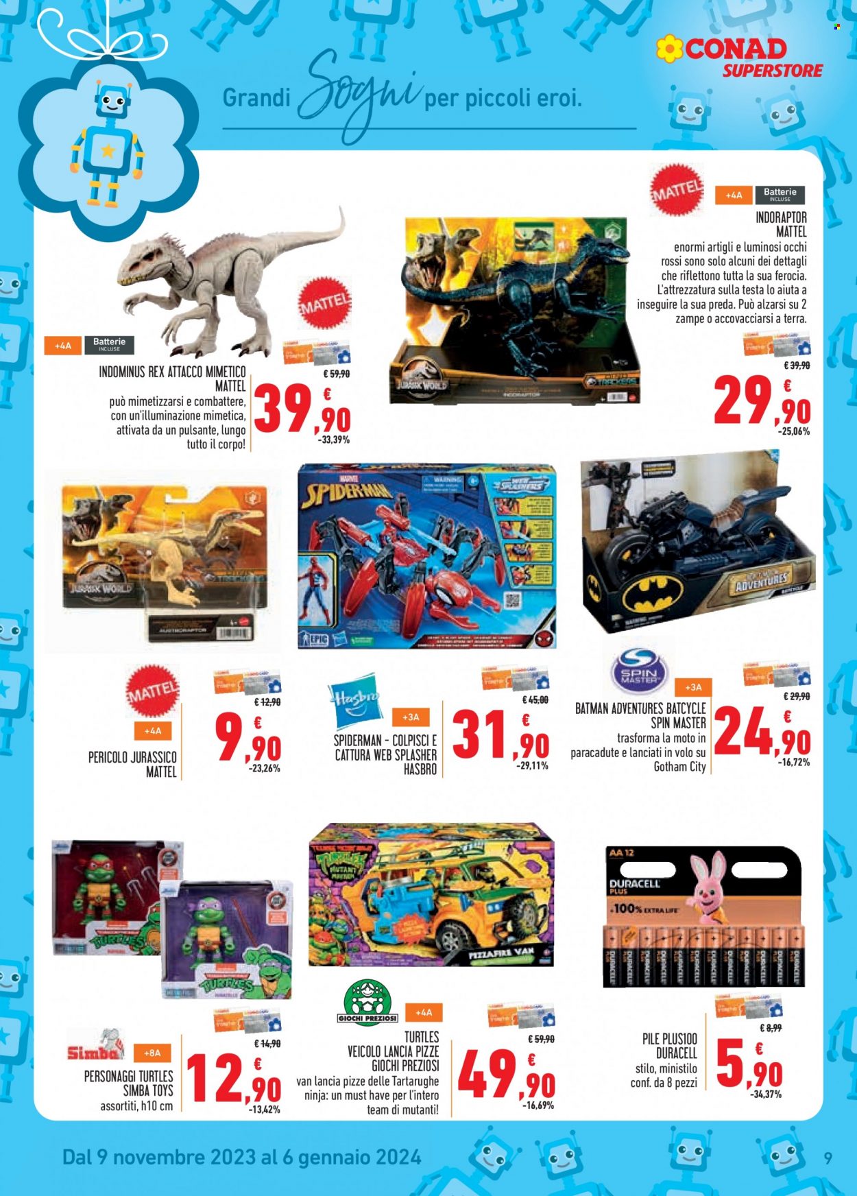 Leták Conad Superstore - 9.11.2023 - 6.1.2024. Strana 9