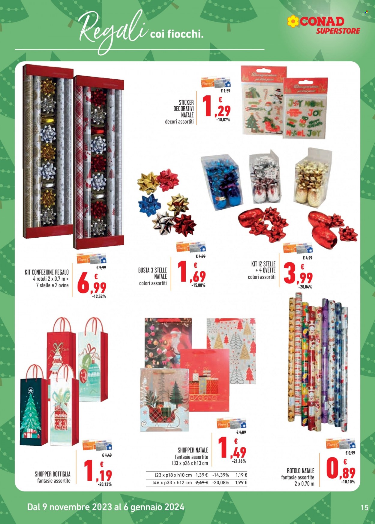 Leták Conad Superstore - 9.11.2023 - 6.1.2024. Strana 15