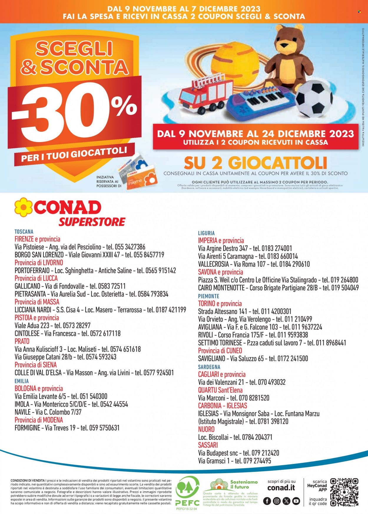 Leták Conad Superstore - 9.11.2023 - 6.1.2024. Strana 16