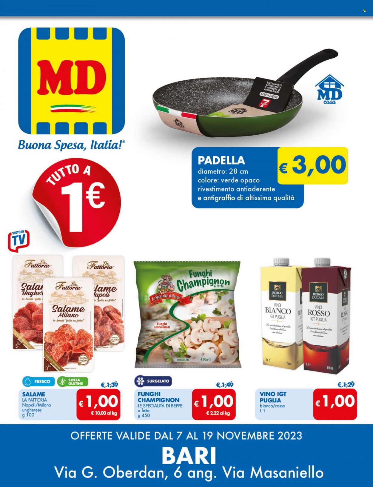 Volantino MD Discount - 7/11/2023 - 19/11/2023. Pagina 1