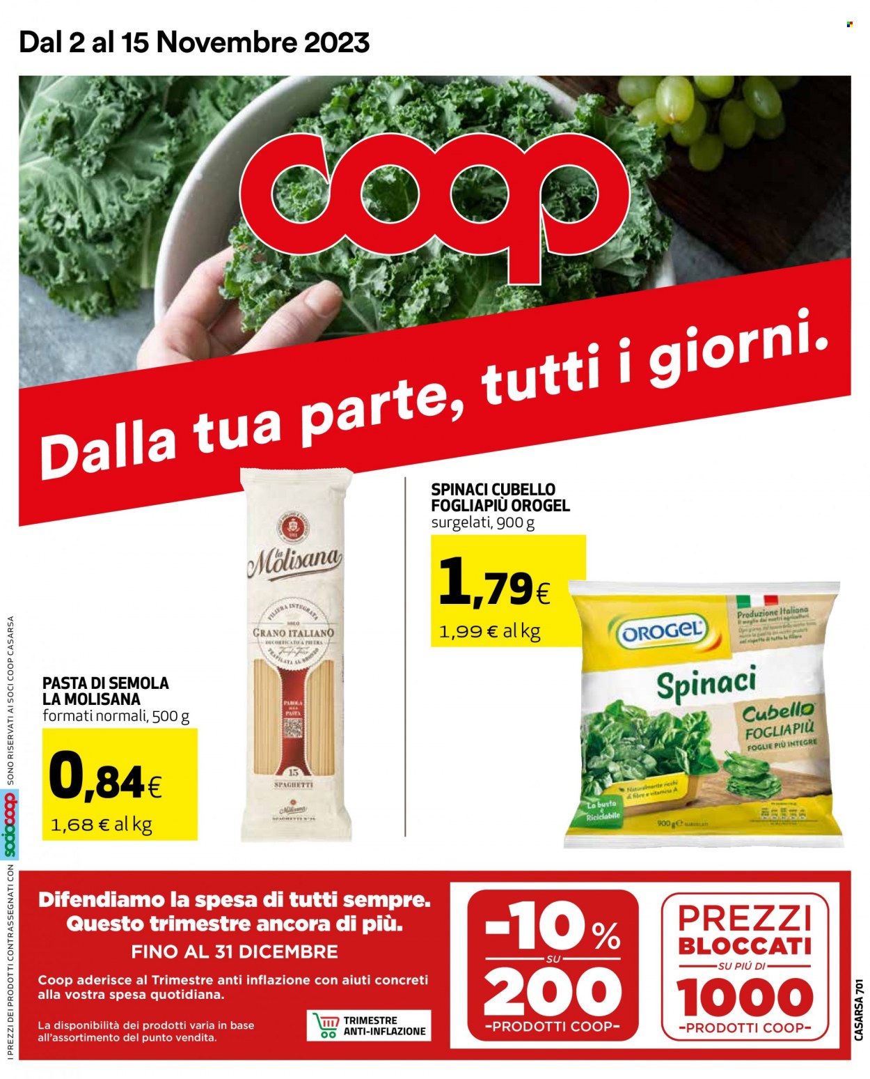 Leták Coop - 2.11.2023 - 15.11.2023. Strana 1