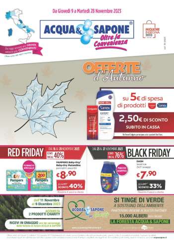 Volantino Acqua & Sapone - 9/11/2023 - 28/11/2023.