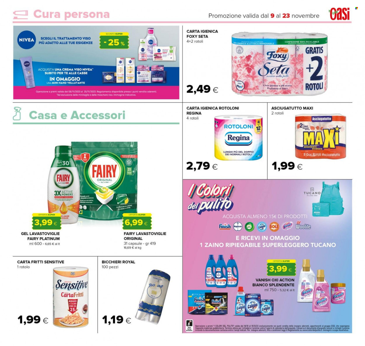 Volantino Oasi - 9/11/2023 - 23/11/2023. Pagina 15