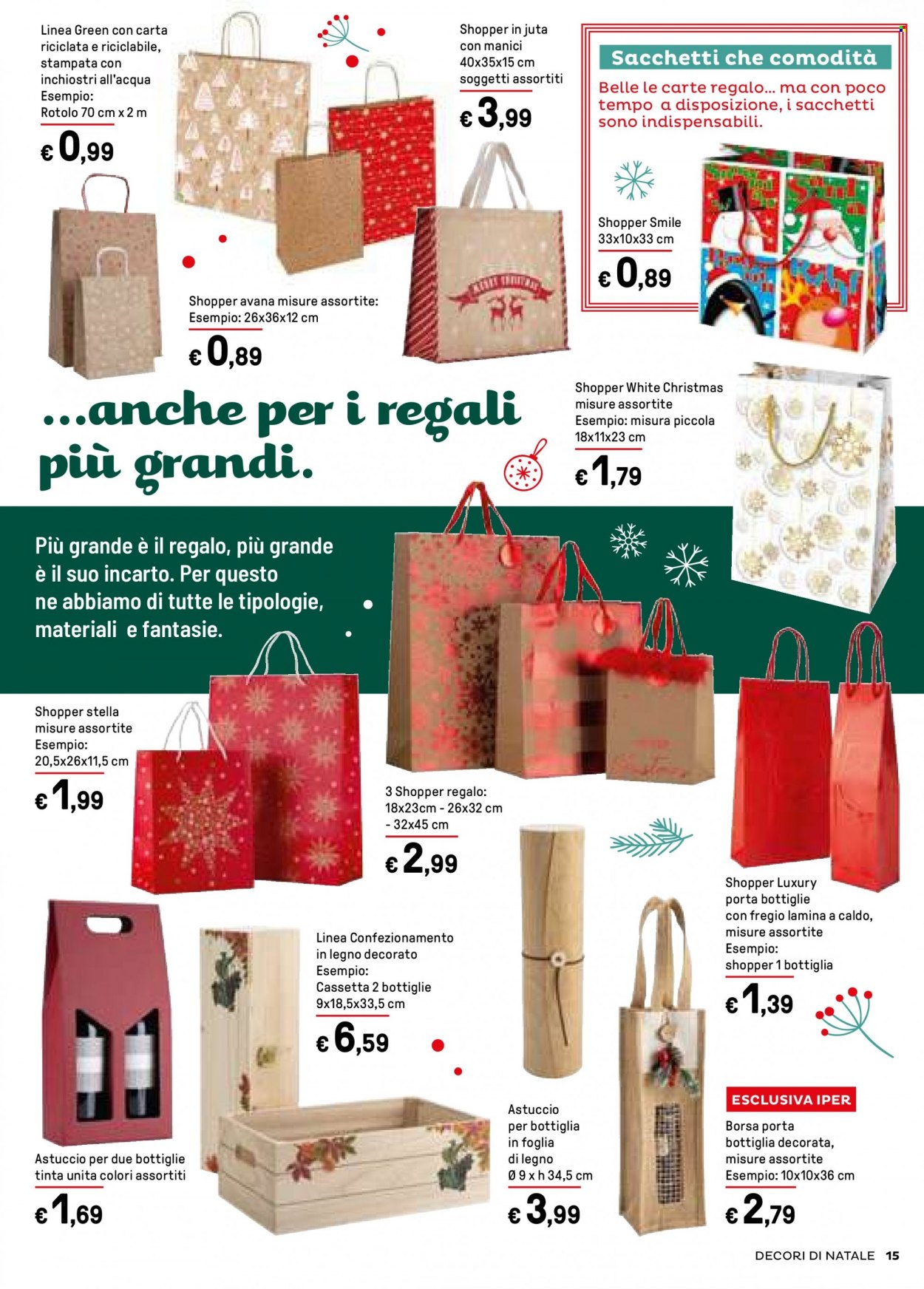 Volantino Iper, La grande i - 6/11/2023 - 24/12/2023. Pagina 15