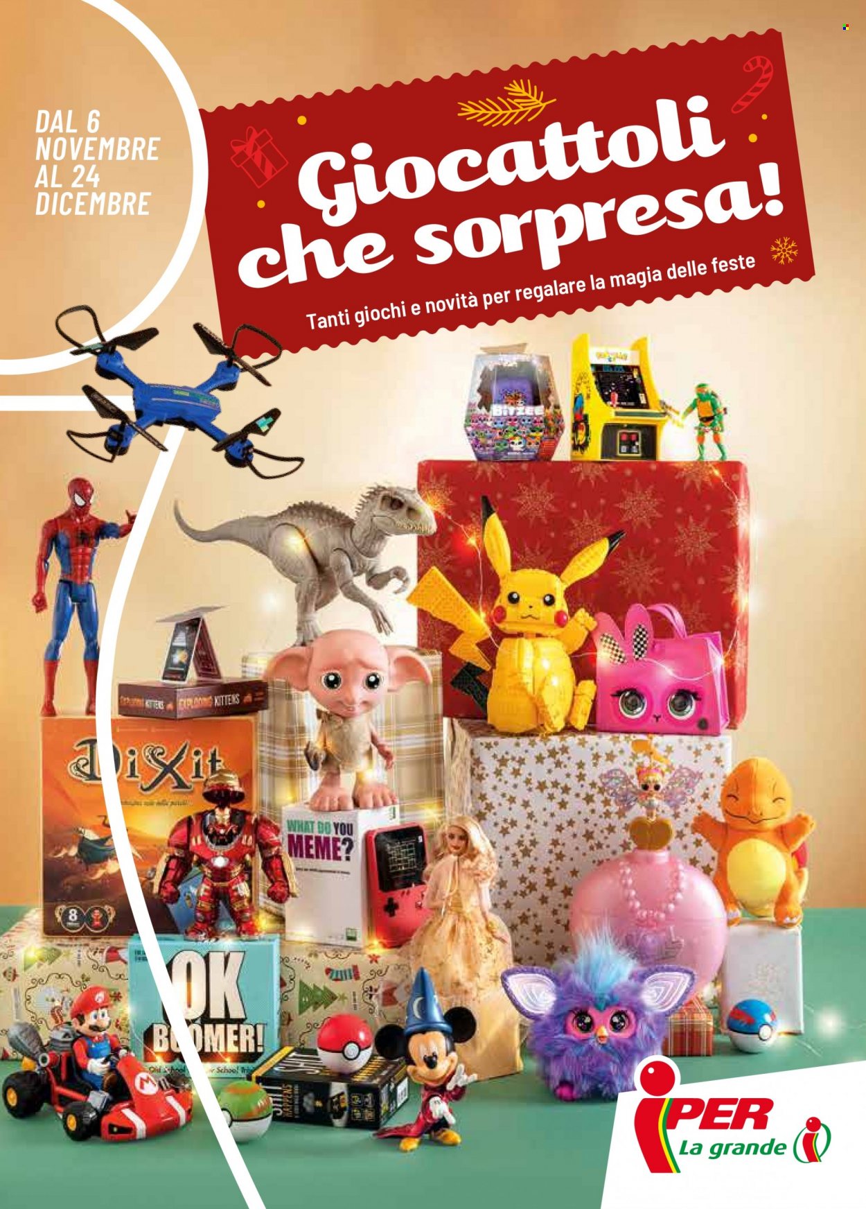 Volantino Iper, La grande i - 6/11/2023 - 24/12/2023. Pagina 1