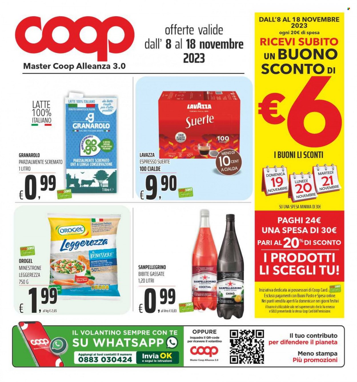 Volantino Coop - 8/11/2023 - 18/11/2023. Pagina 1