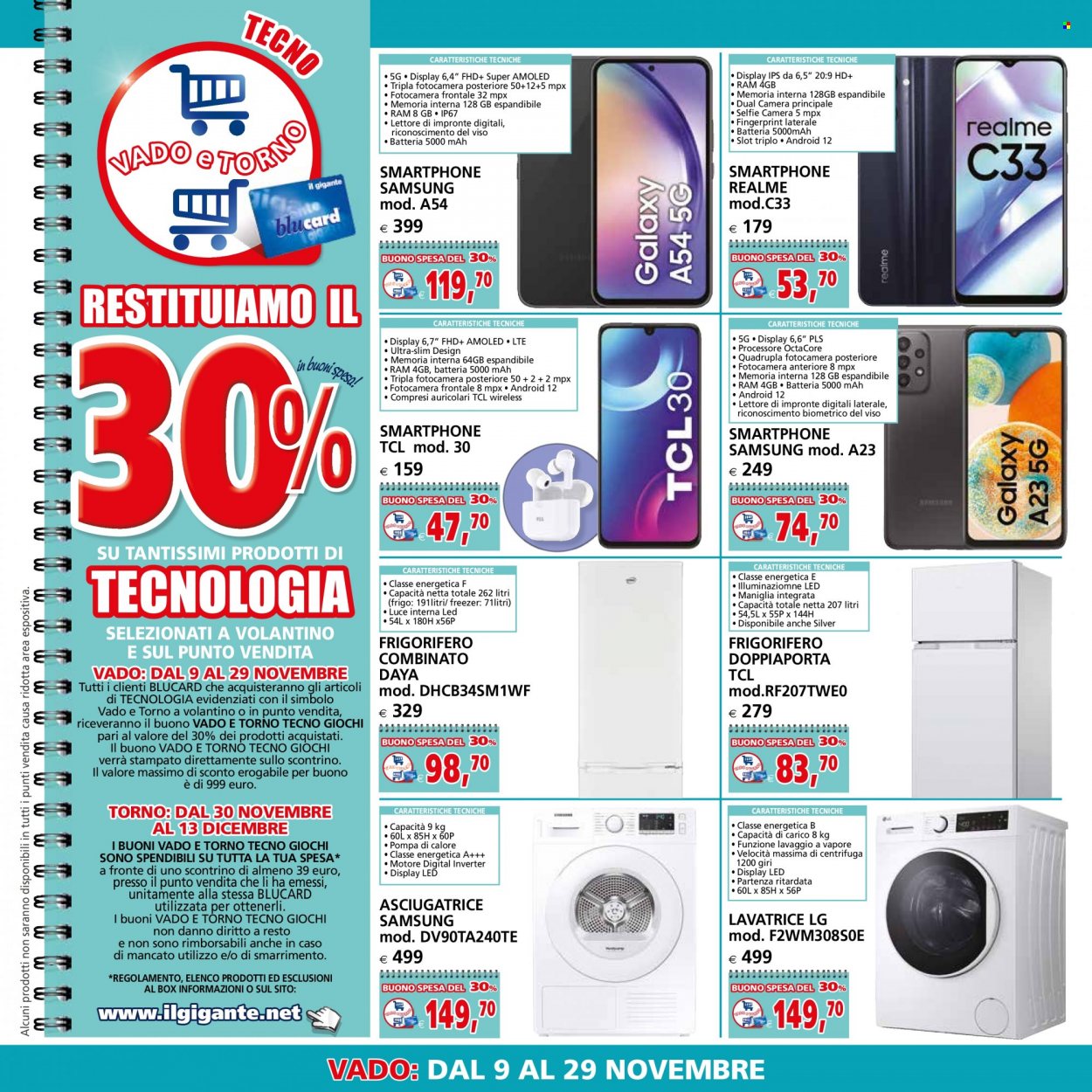 Volantino Il Gigante - 9/11/2023 - 19/11/2023. Pagina 30