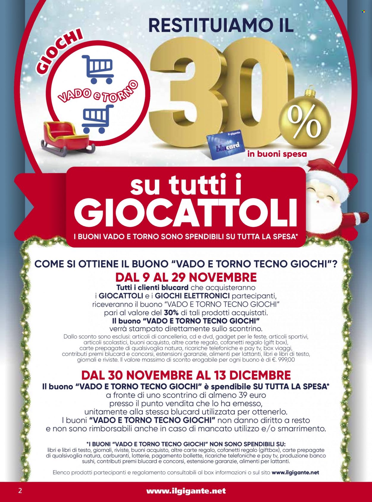 Volantino Il Gigante - 9/11/2023 - 29/11/2023. Pagina 2