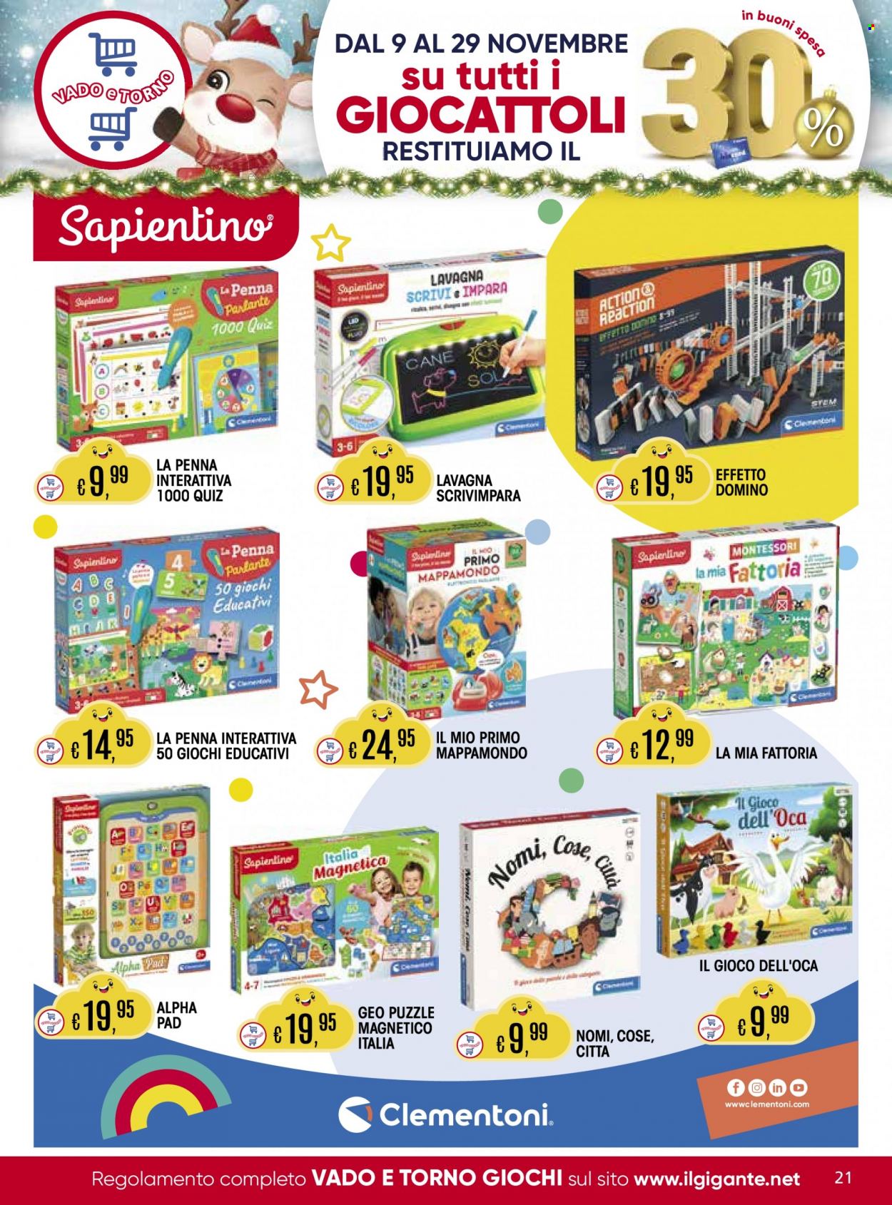Volantino Il Gigante - 9/11/2023 - 29/11/2023. Pagina 21