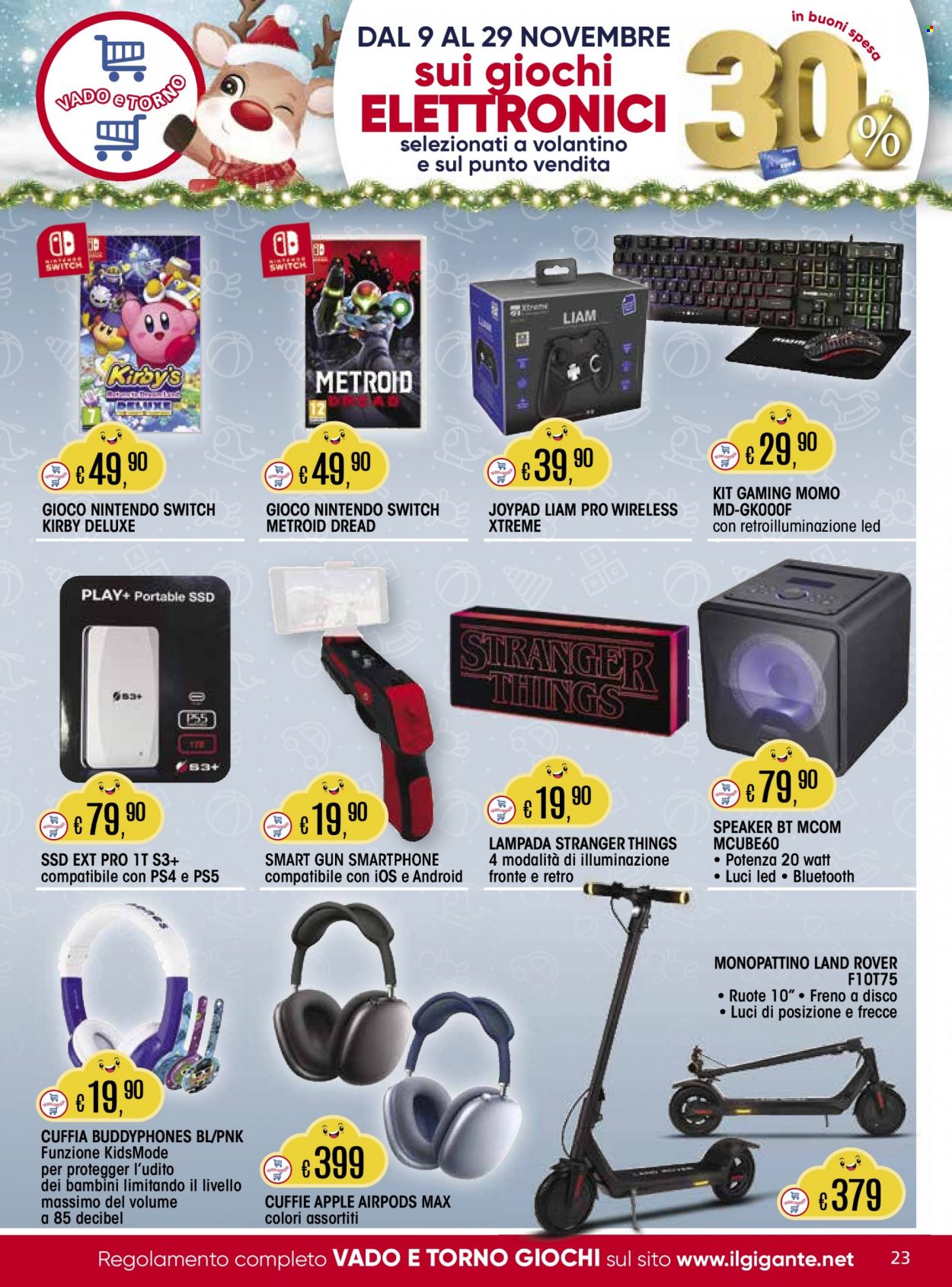 Volantino Il Gigante - 9/11/2023 - 29/11/2023. Pagina 23