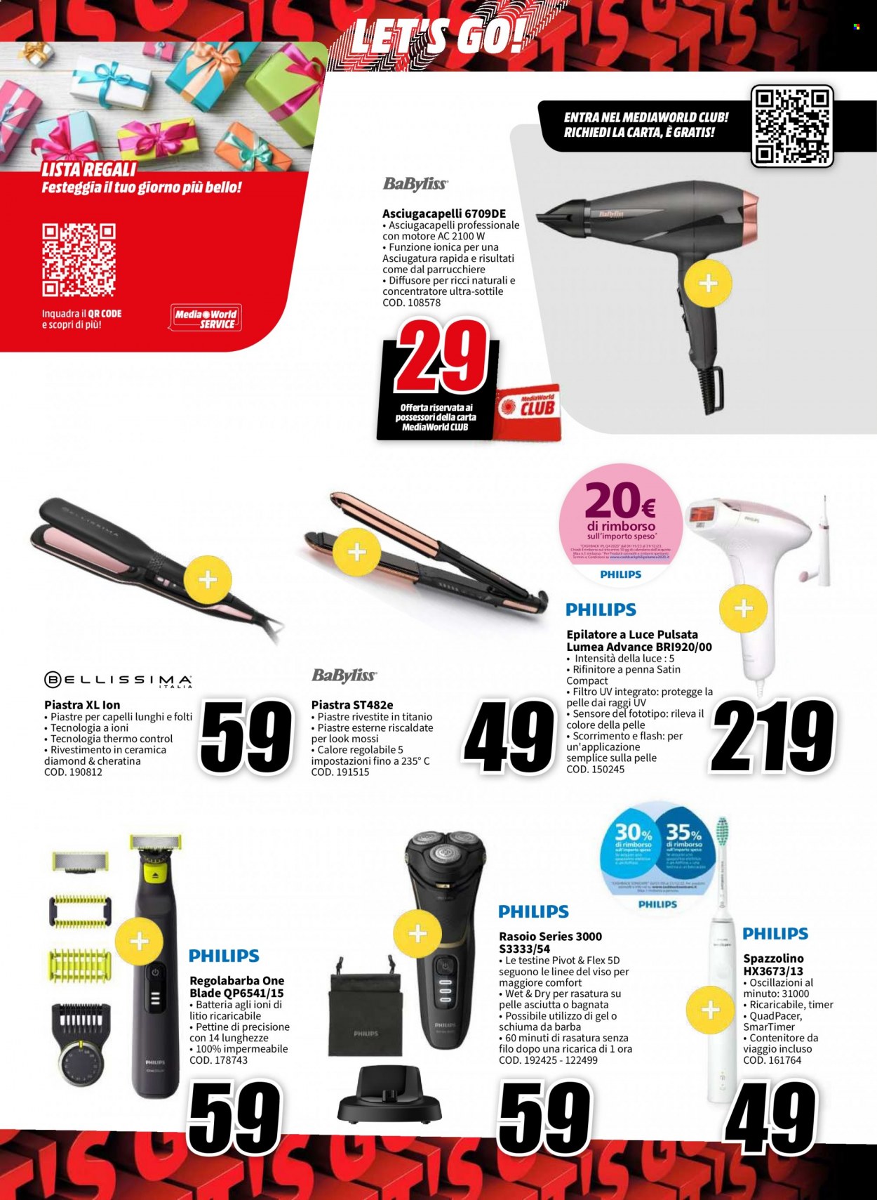 Volantino MediaWorld - 9/11/2023 - 26/11/2023. Pagina 22