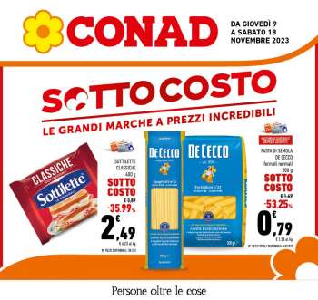 Volantino Conad - 9/11/2023 - 18/11/2023.