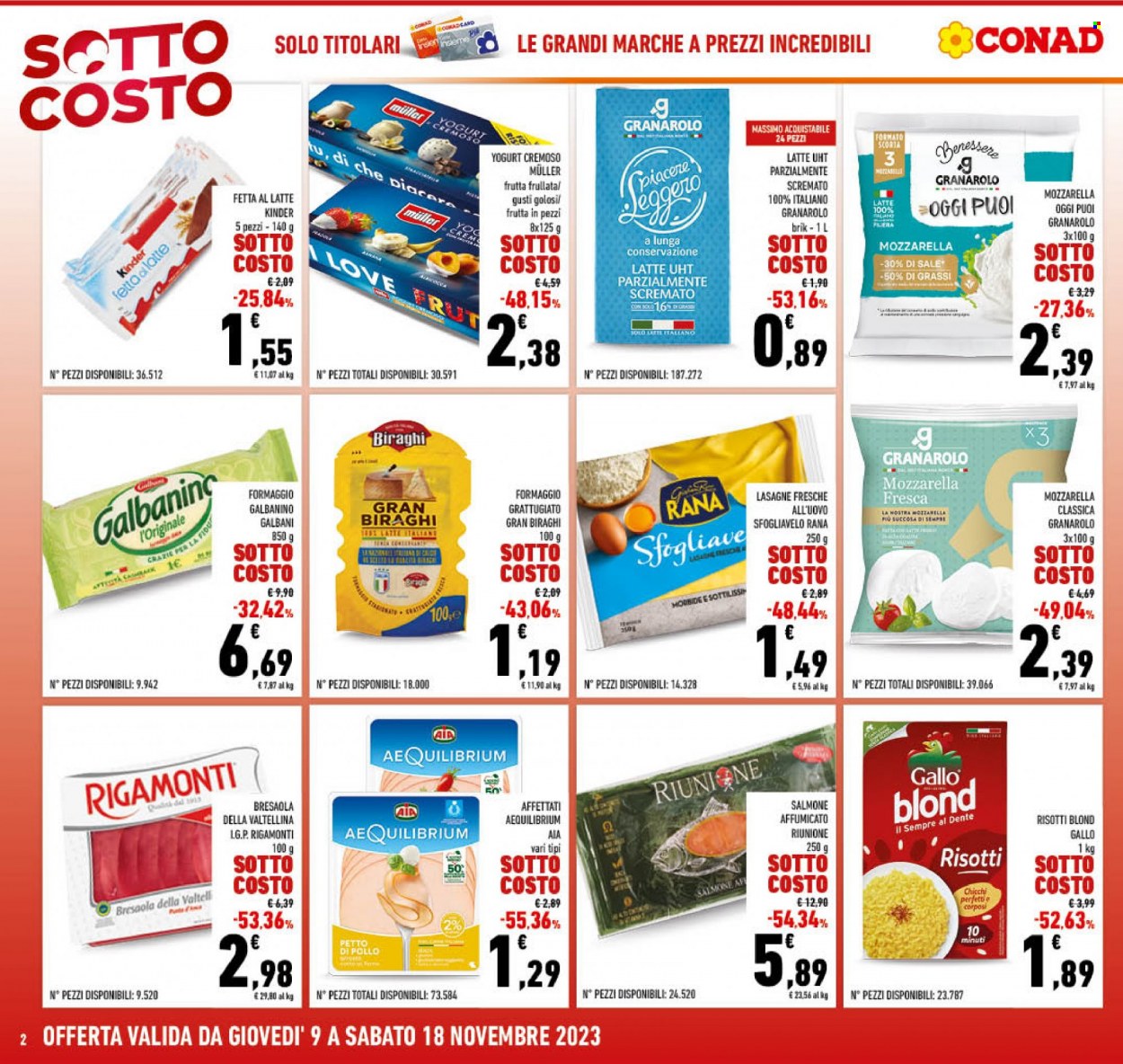 Volantino Conad - 9/11/2023 - 18/11/2023. Pagina 2