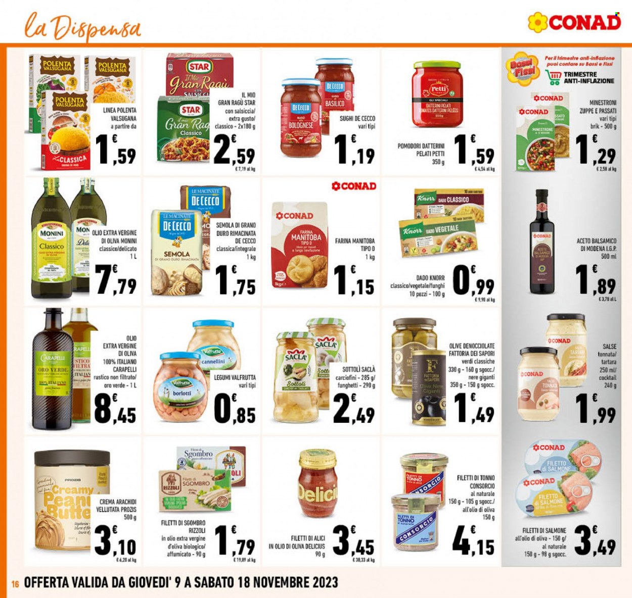 Volantino Conad - 9/11/2023 - 18/11/2023. Pagina 16