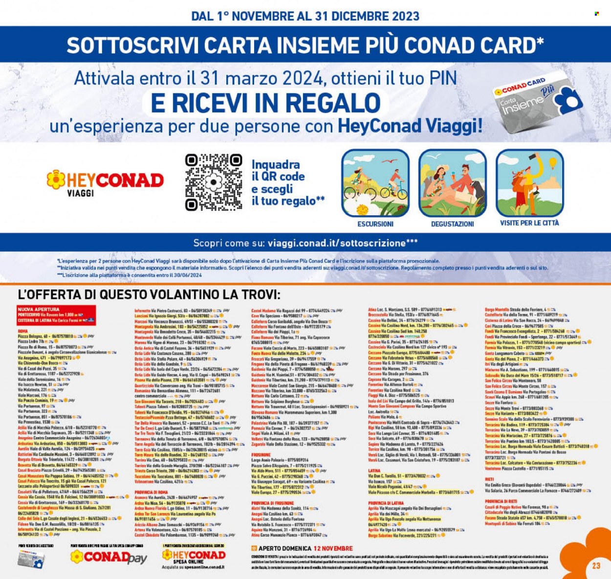 Volantino Conad - 9/11/2023 - 18/11/2023. Pagina 23