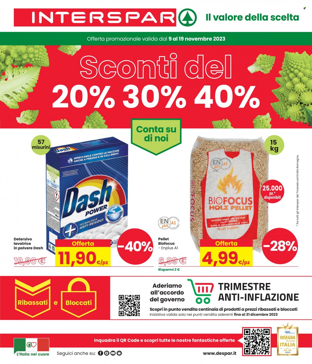 Volantino Interspar - 9/11/2023 - 19/11/2023. Pagina 1