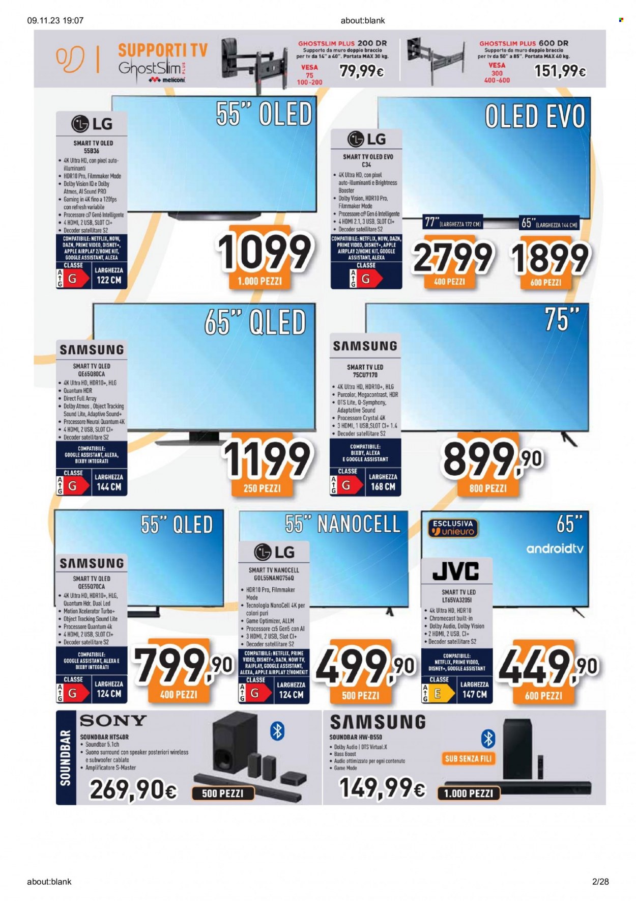 Volantino Unieuro - 9/11/2023 - 15/11/2023. Pagina 2