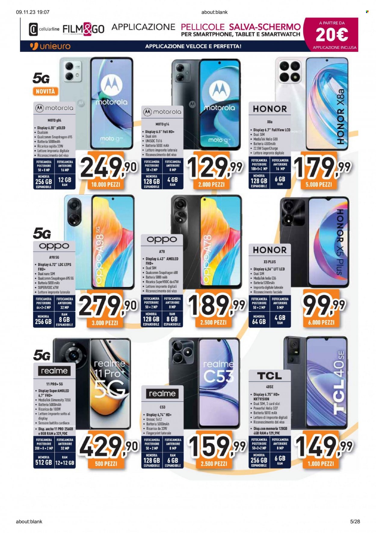Volantino Unieuro - 9/11/2023 - 15/11/2023. Pagina 5