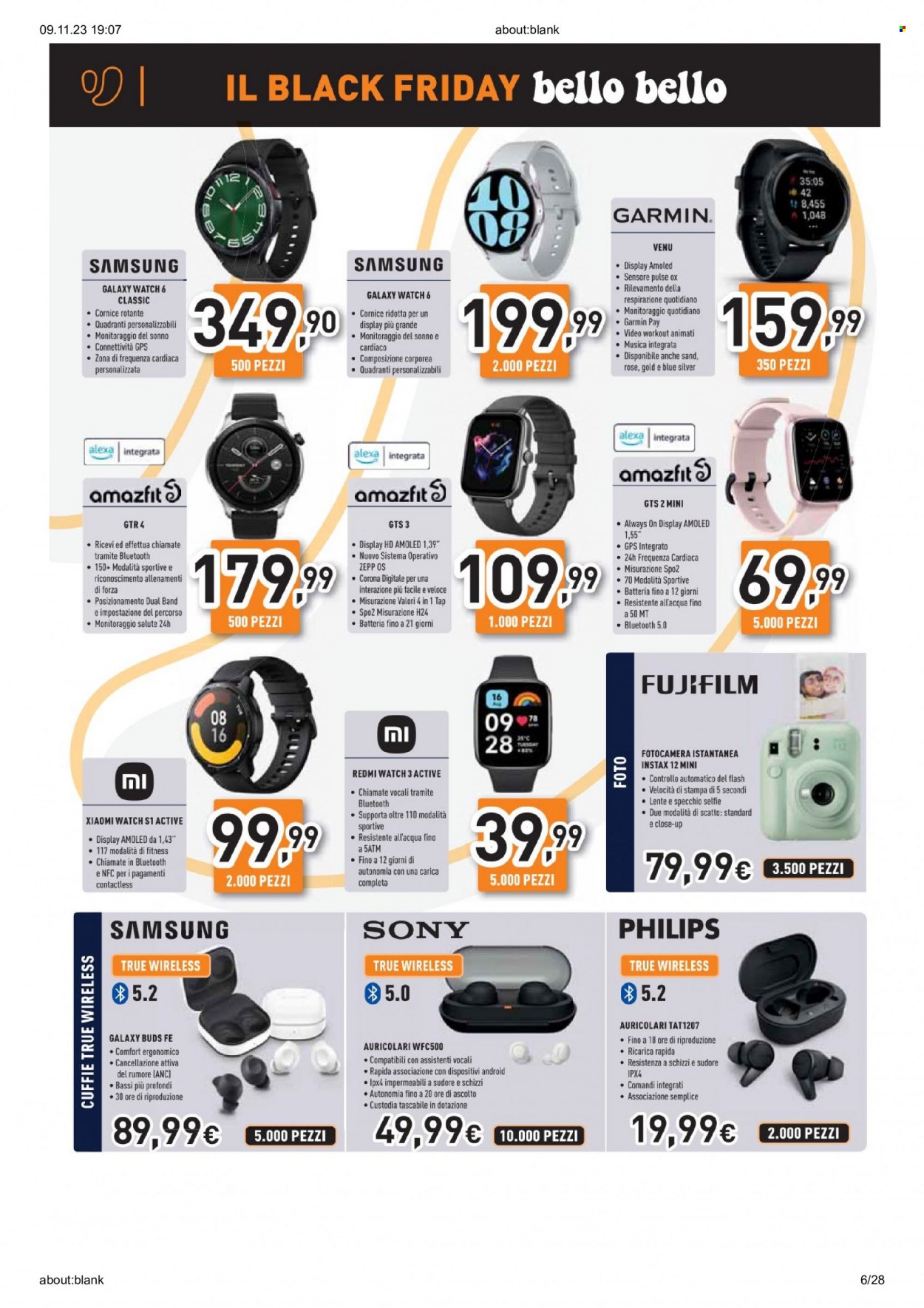 Volantino Unieuro - 9/11/2023 - 15/11/2023. Pagina 6