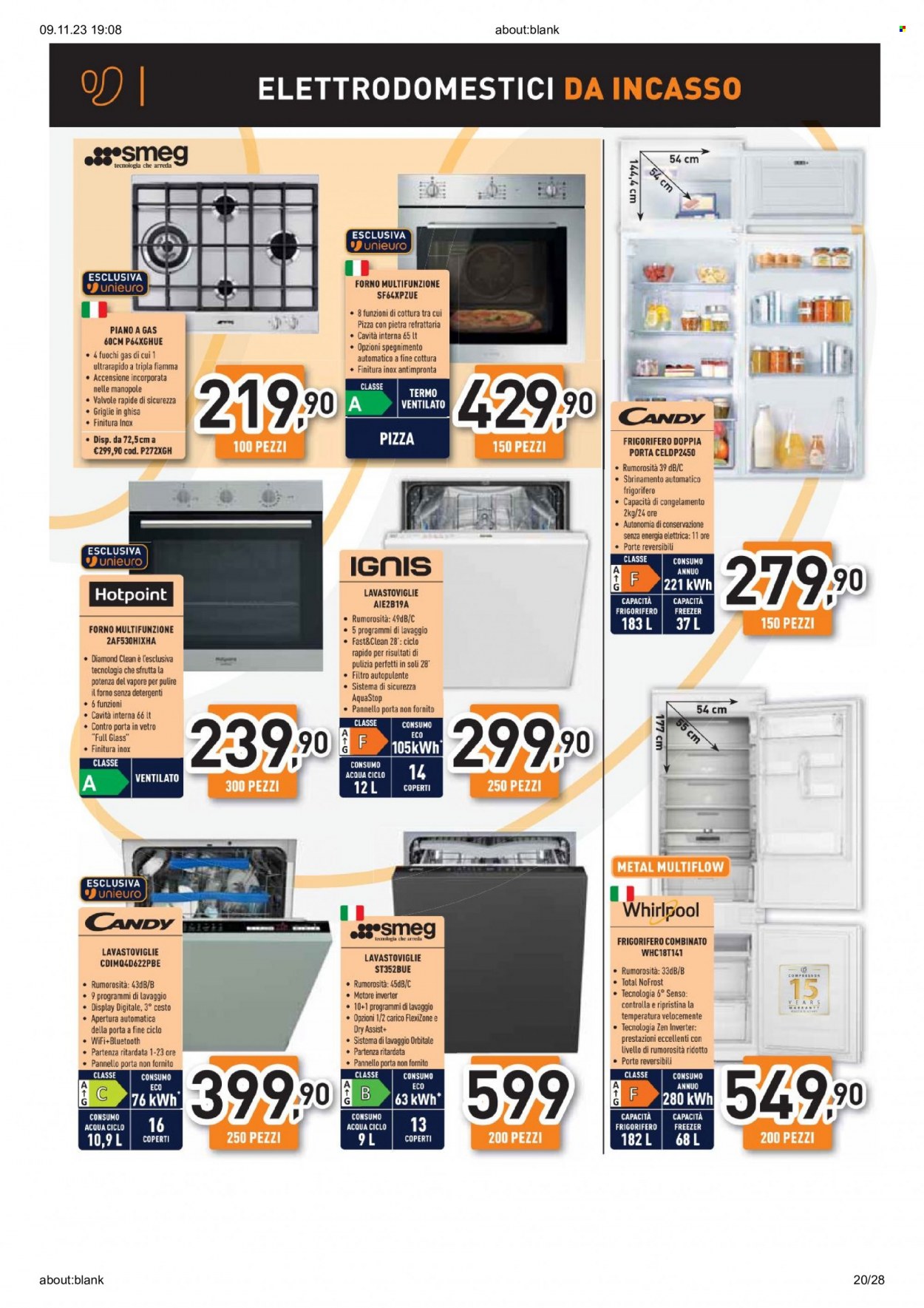 Volantino Unieuro - 9/11/2023 - 15/11/2023. Pagina 20