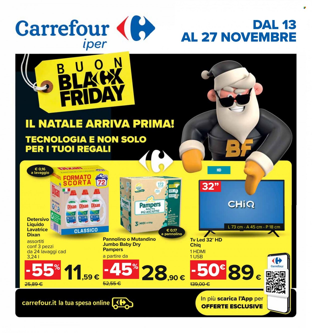 Volantino Carrefour - 13/11/2023 - 27/11/2023. Pagina 1