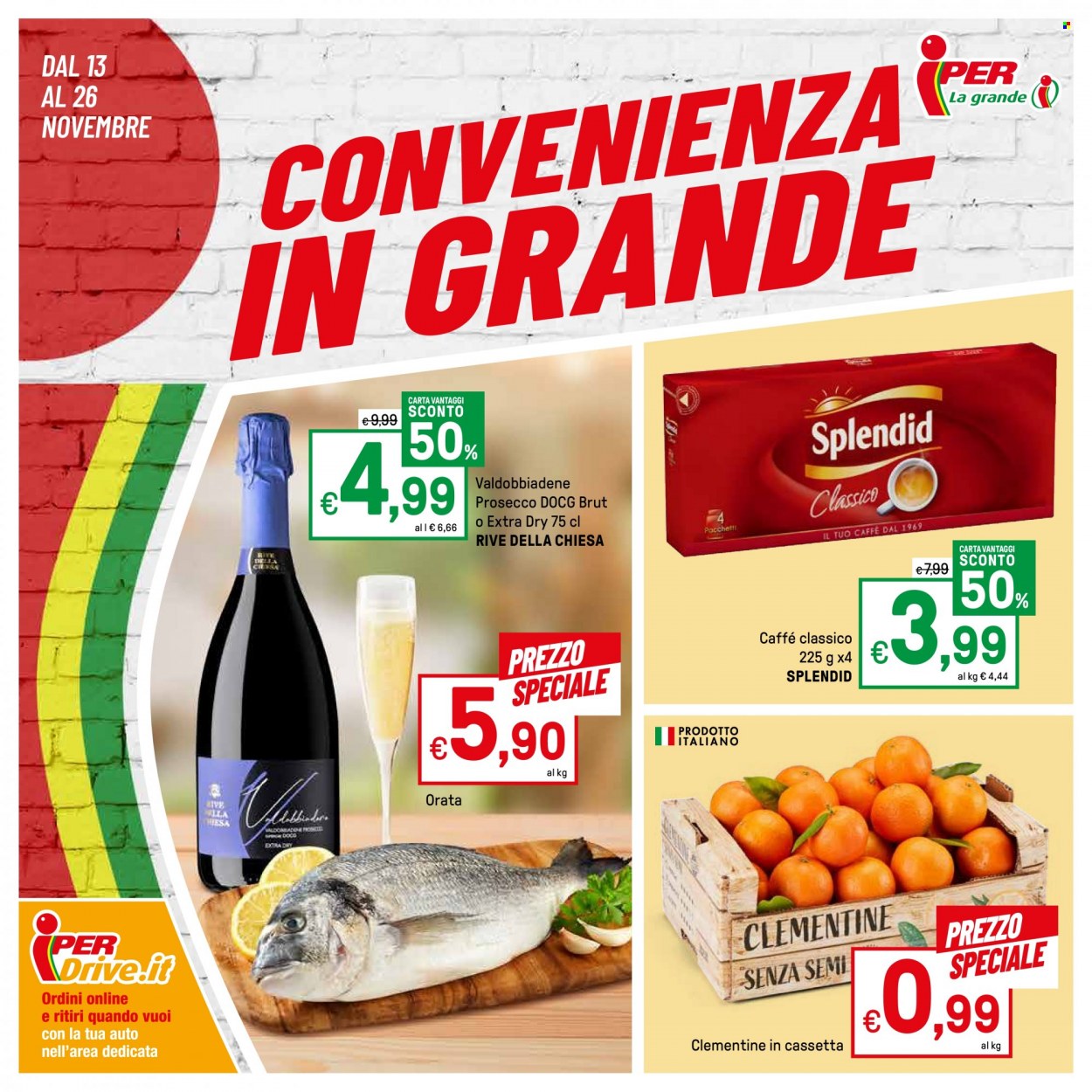 Volantino Iper, La grande i - 13/11/2023 - 26/11/2023. Pagina 1