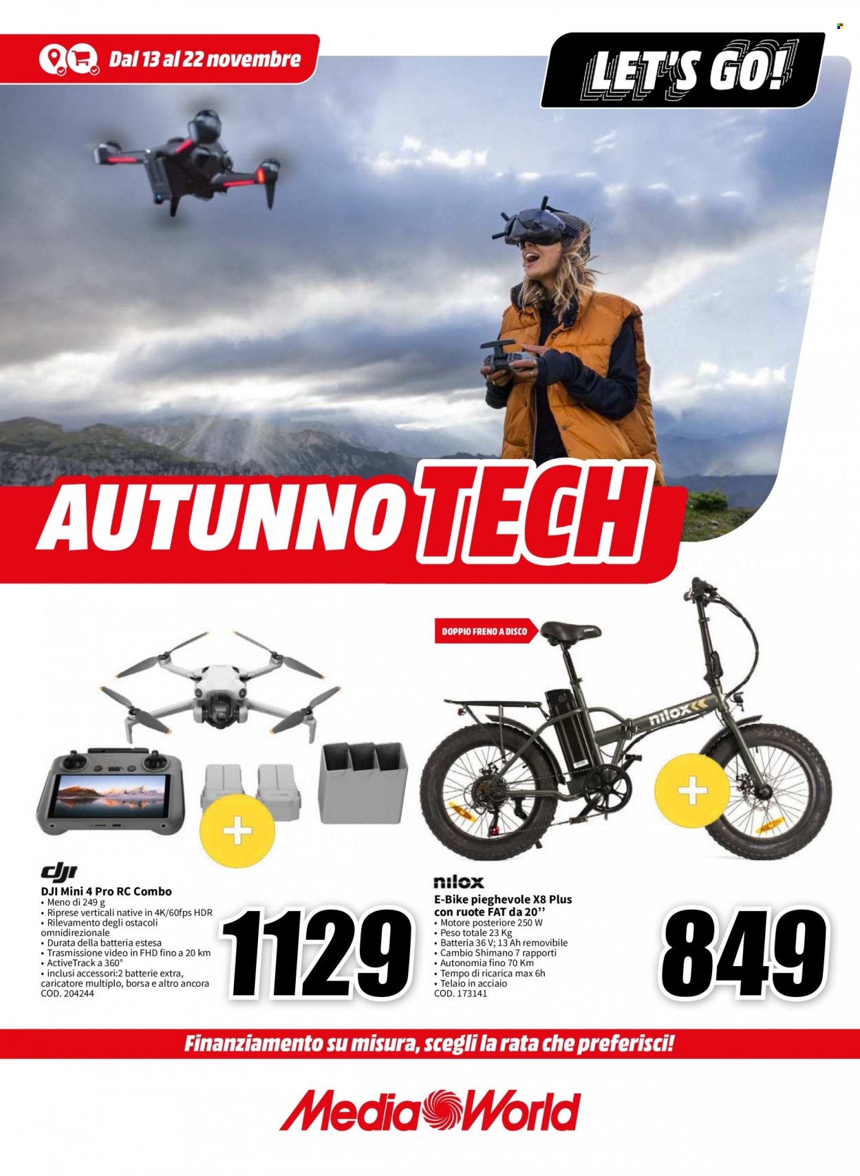 Volantino MediaWorld - 13/11/2023 - 22/11/2023. Pagina 1