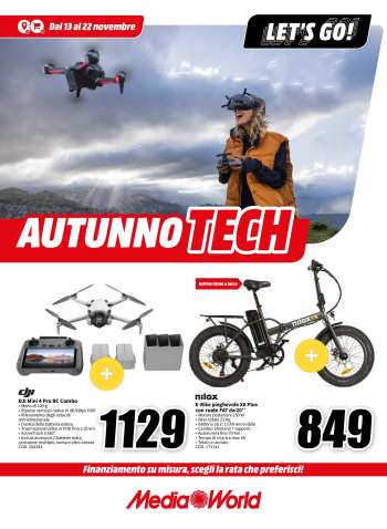 Volantino MediaWorld - 13/11/2023 - 22/11/2023.