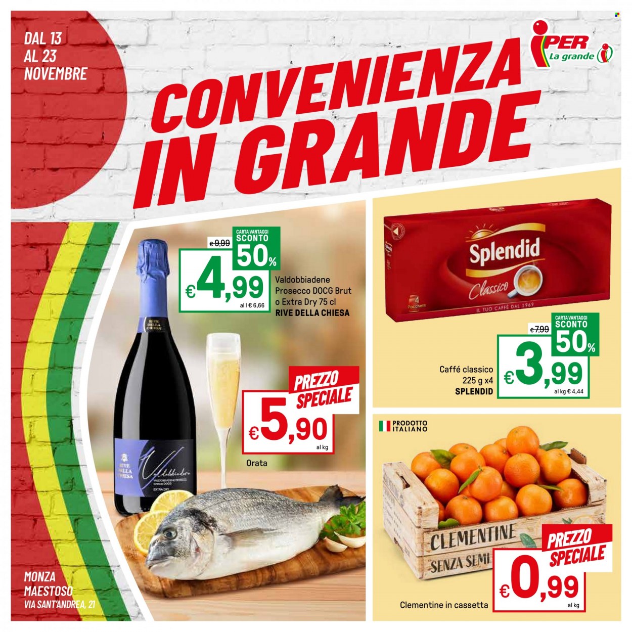 Volantino Iper, La grande i - 13/11/2023 - 23/11/2023. Pagina 1