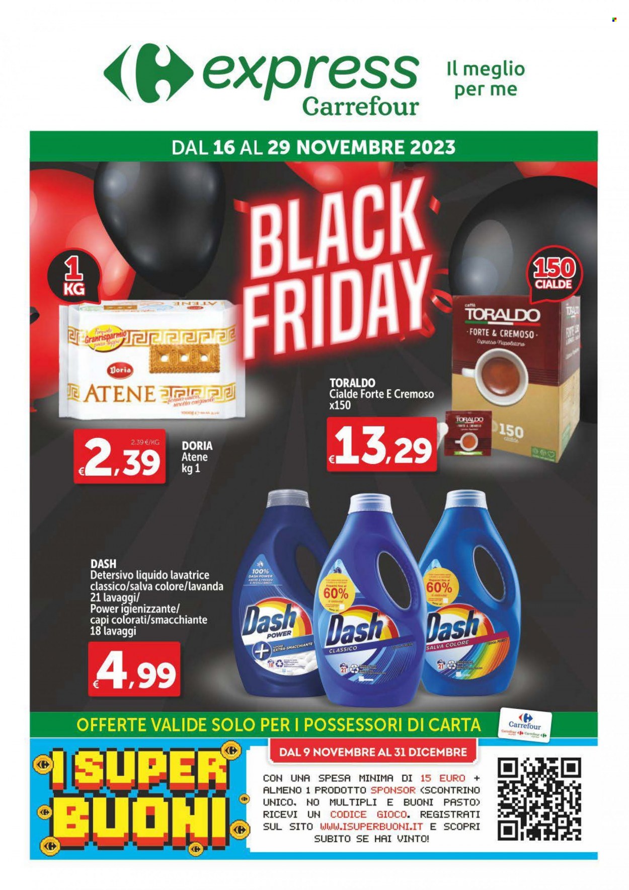 Leták Carrefour - 16.11.2023 - 29.11.2023. Strana 1