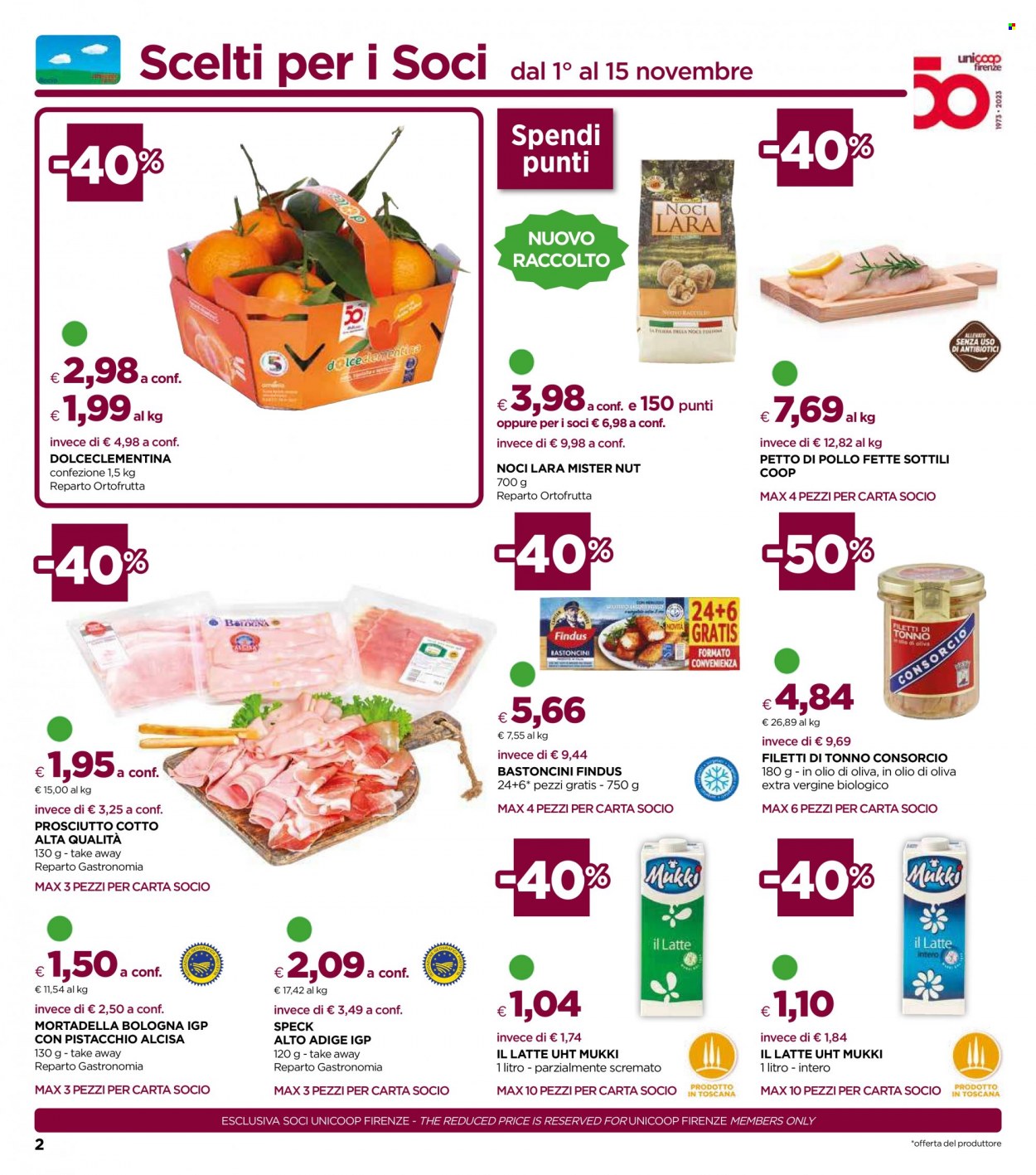 Leták Coop - 9.11.2023 - 23.11.2023. Strana 2
