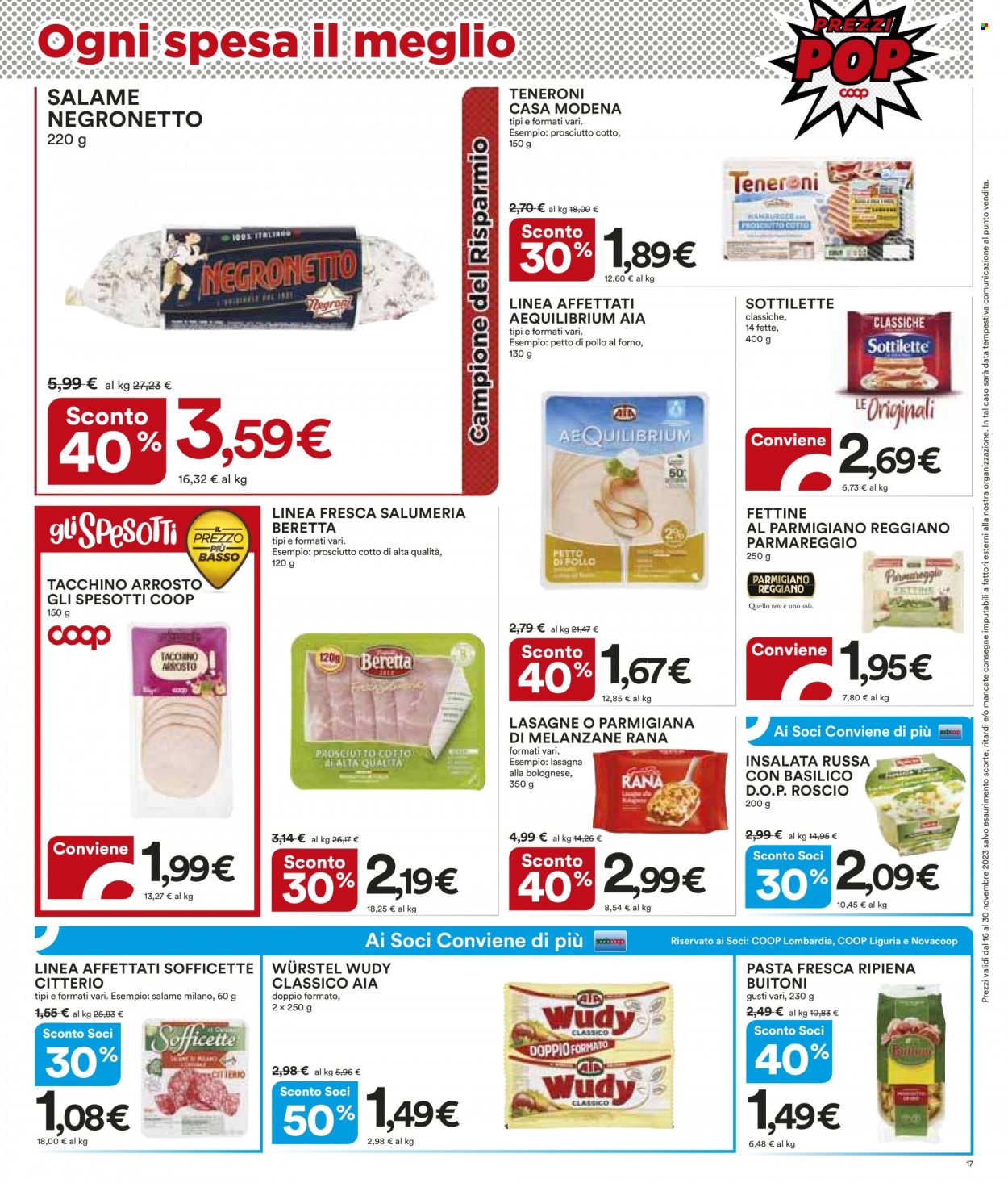 Volantino Coop - 16/11/2023 - 30/11/2023. Pagina 17