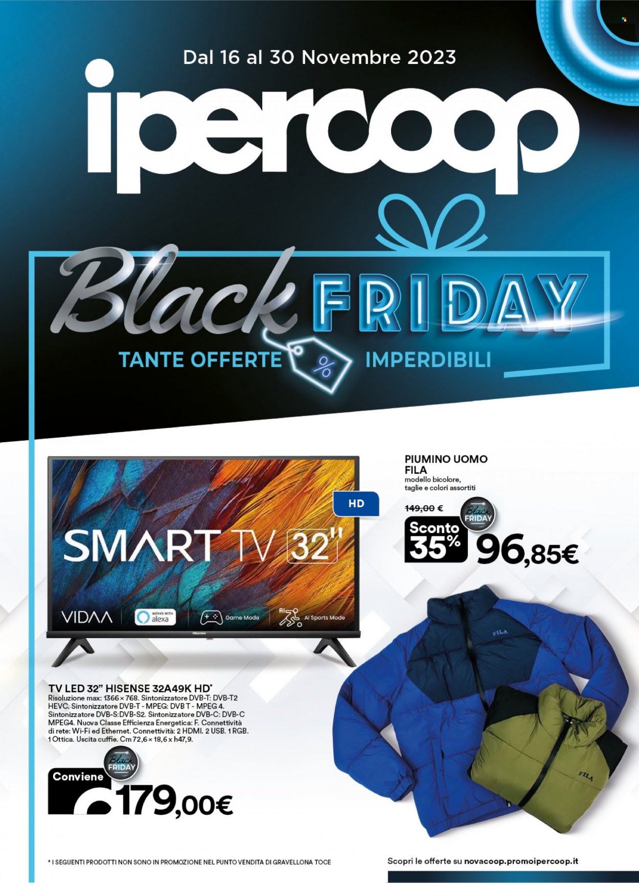 Volantino Coop - 16/11/2023 - 30/11/2023. Pagina 1